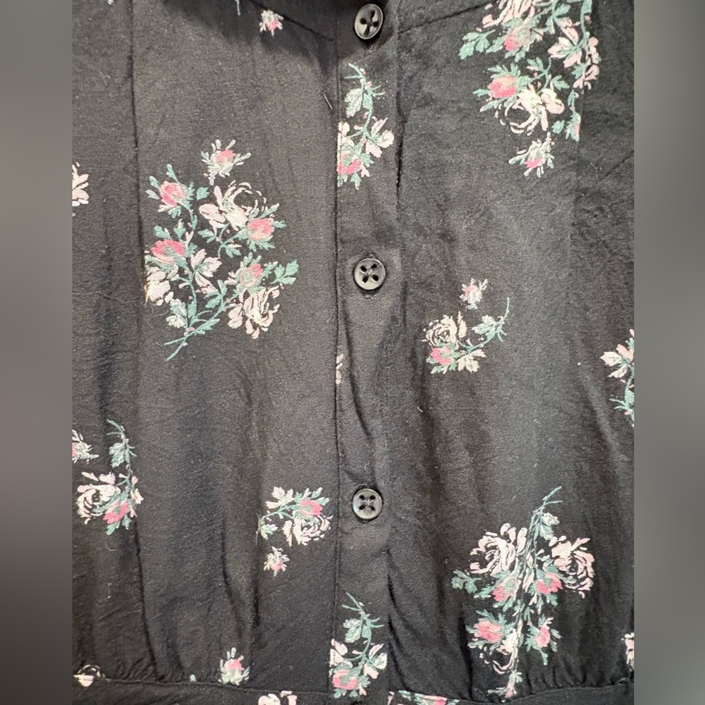 Kimchi Blue black floral print minidress - Picture 6 of 7